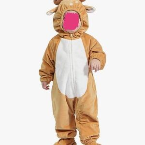 Adorable Tan Reindeer Kids Costume